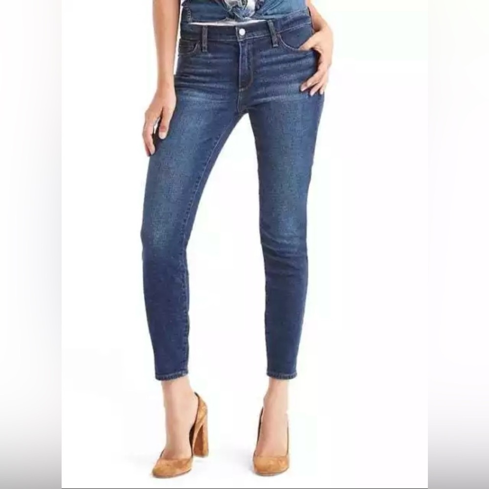 GAP 1969 "Forever Skinny" Dark Rinse Stretch Jeans - Size 28 / 6